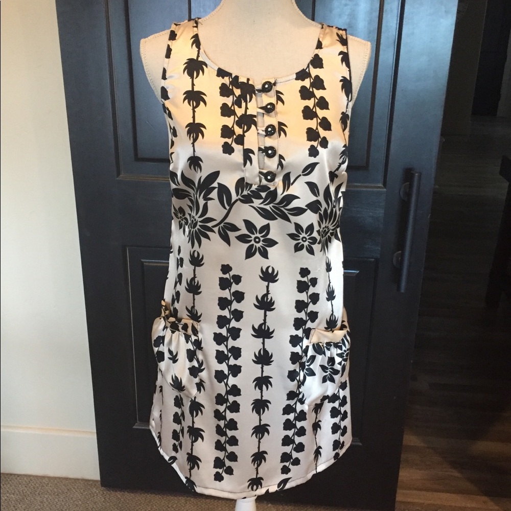 Pink polka dot dress